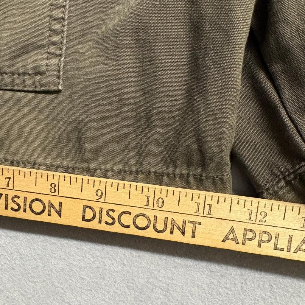 Cabelas Outdoors Mens 36 Cargo Shorts Brown Cotton Elastic Waist Hiking Utility