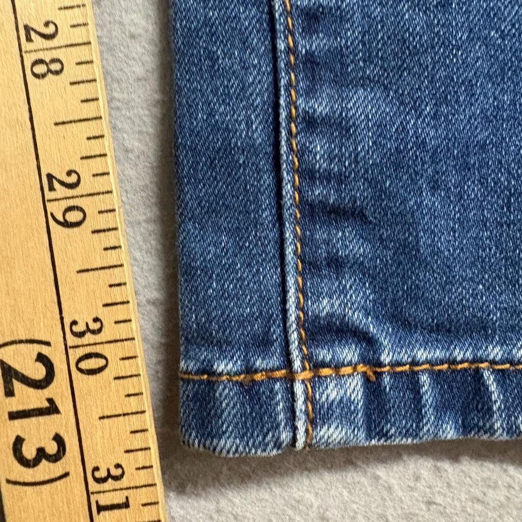 Z.W Design Jeans Mens 36 Blue Denim Stretch Straight Leg Pants