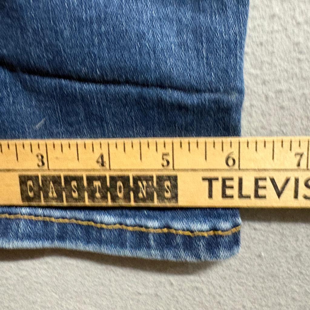 Mossimo Denim Curvy Skinny Jeans Womens 18L Blue Power Stretch High Rise 34