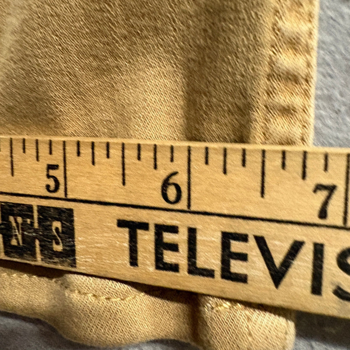 Paige Federal Slim Straight Jeans Mens 32 Tan Brown Stretch Denim Made in USA