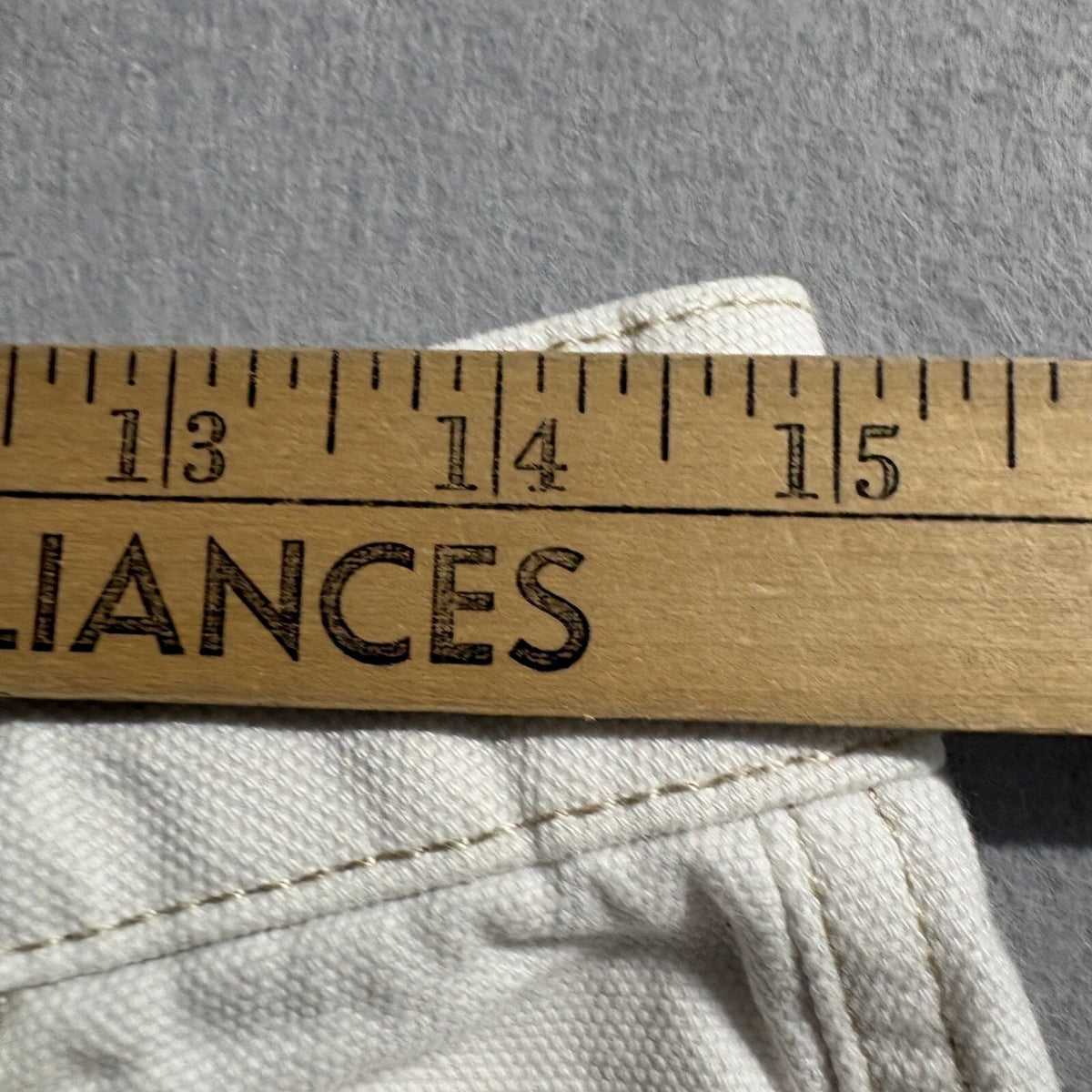 Zara Origins Carpenter Pants Womens 29 Off White Cotton Utility Workwear Canvas