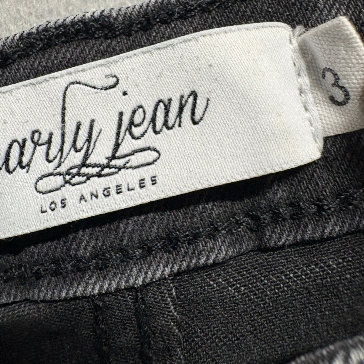 Carly Jean Los Angeles Womens Danny High Rise Raw Hem Button Fly Jeans Size