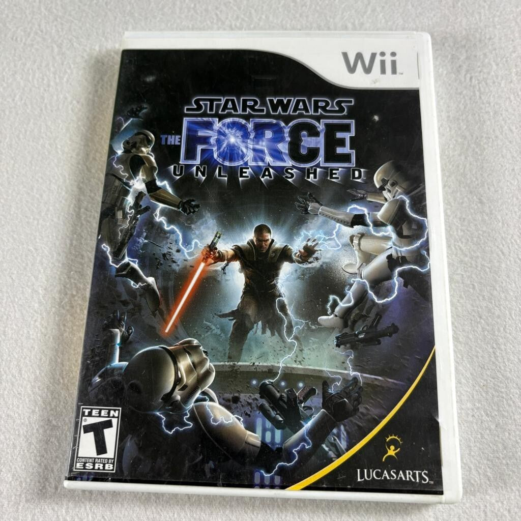 Star Wars The Force Unleashed Nintendo Wii Complete CIB Tested