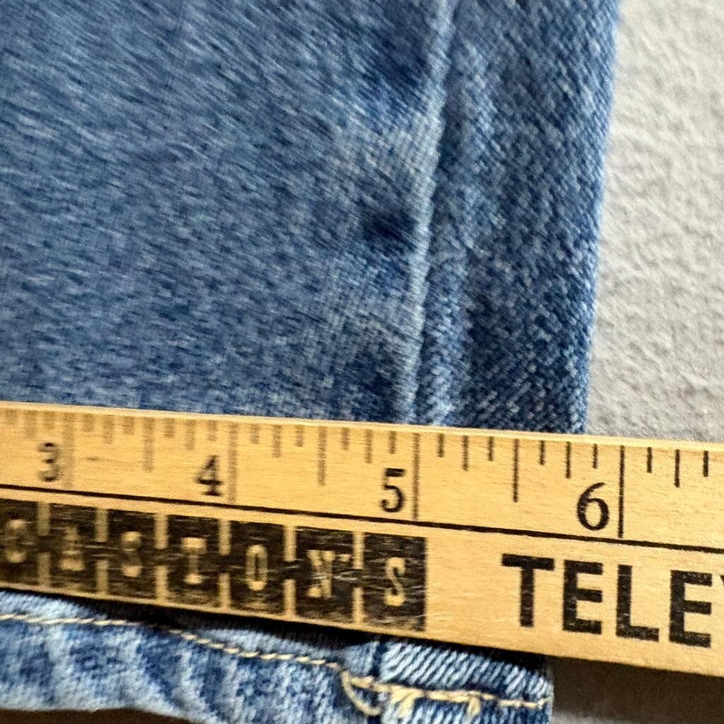 Gloria Vanderbilt Signature Label Jeans Womens 10 Long Blue Denim High Rise Mom