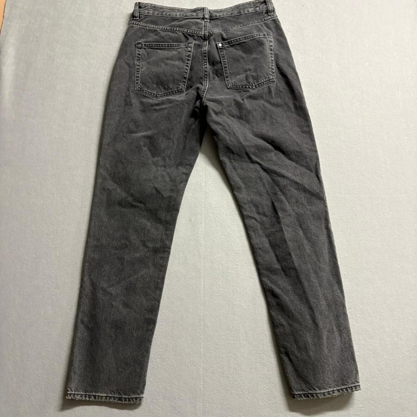 H&M &Denim Vintage Fit High Waist Jeans Womens Size 30 Gray Studded Starburst
