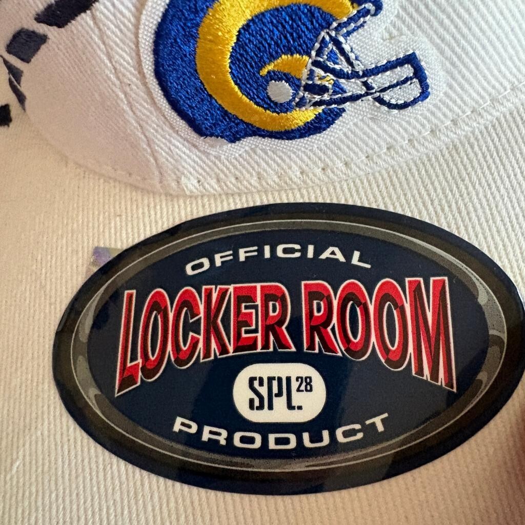 Vintage St Louis Rams 1999 NFC Champions Hat SPL28 Locker Room Snapback Cap New