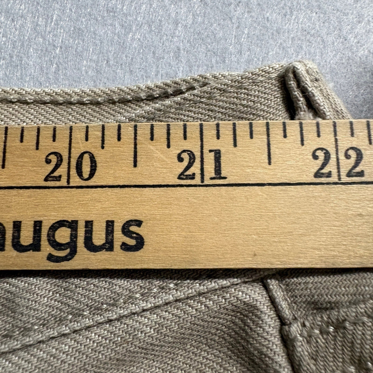 Levis 501 Button Fly Jeans Mens 46x30 Brown Denim Straight Leg Pants Mexico