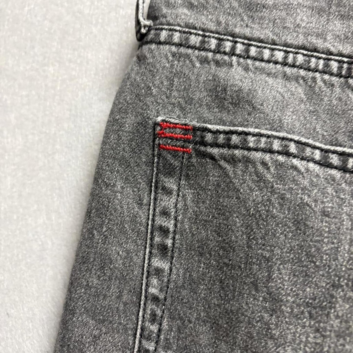 BDG Urban Outfitters Slim Straight Jeans Womens 32 Gray Distressed Ripped Denim