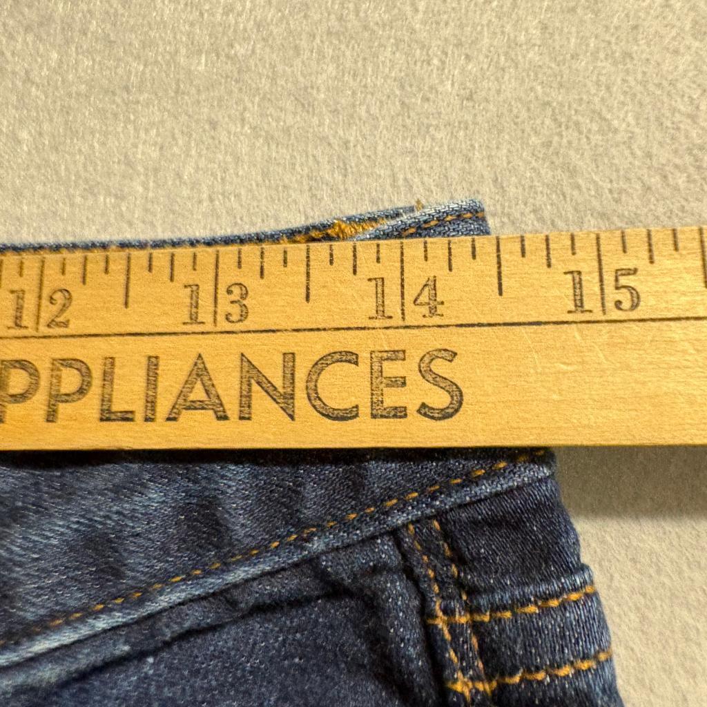 Gap 1969 Real Straight Jeans Womens 27 Regular Blue Denim Stretch Mid Rise