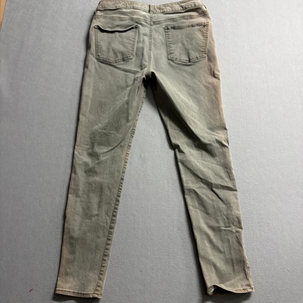 American Eagle Outfitters Pants Womens 12 Regular Green Skinny Utility Seam