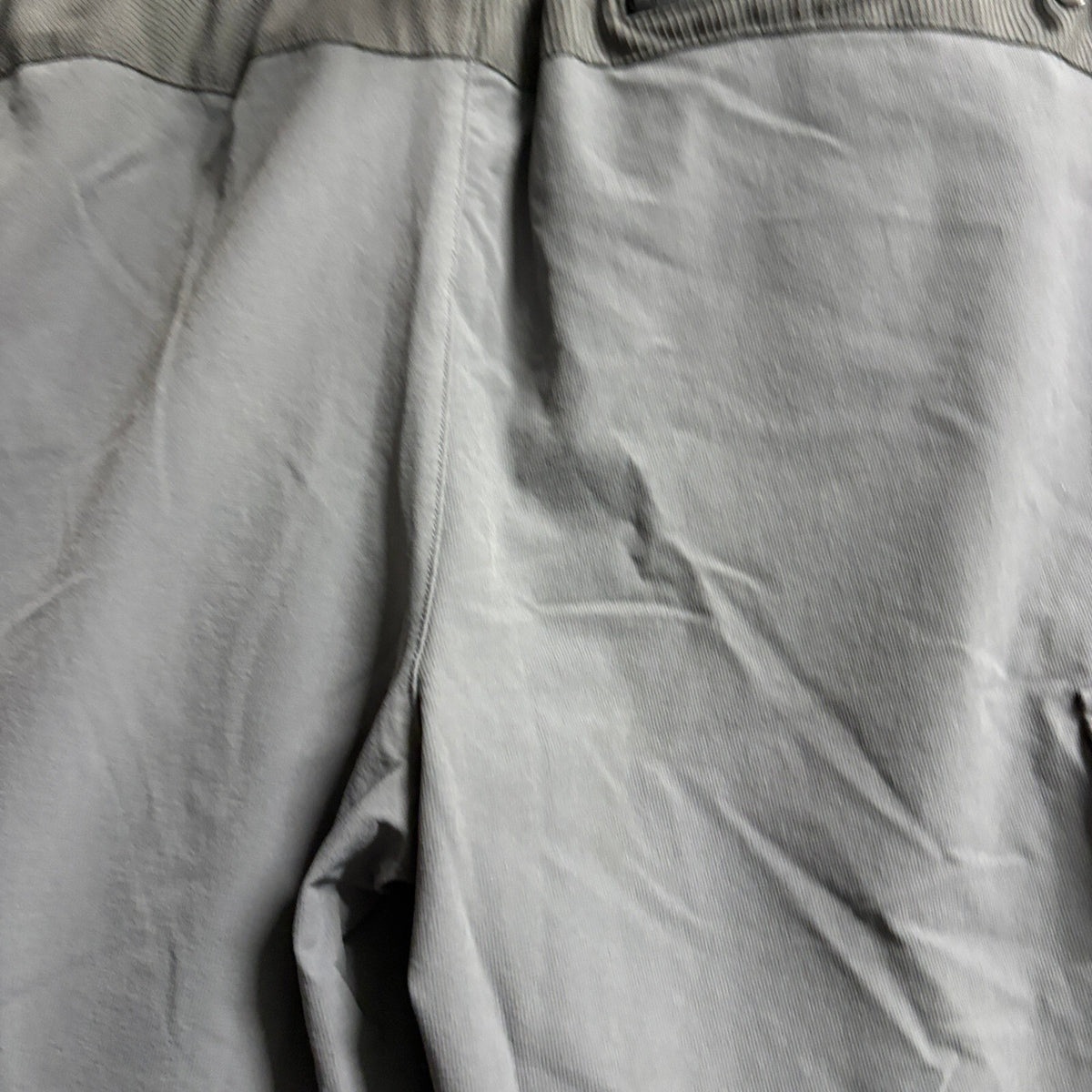 Supply & Demand Cargo Pants Womens Large Gray Elastic Waist Buckle Belt Utility