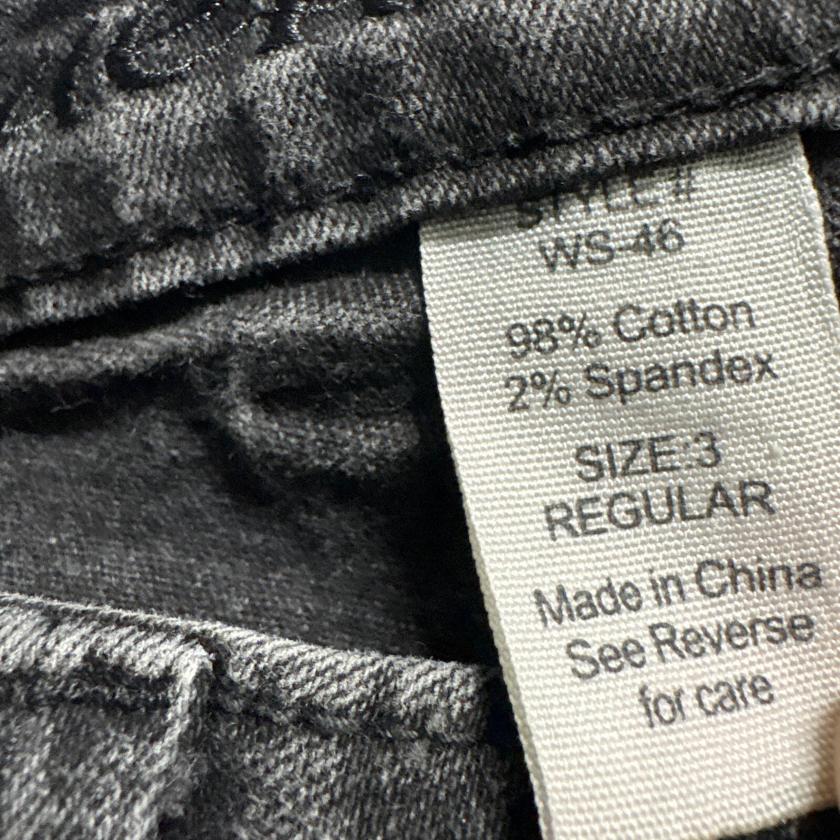 Blue Asphalt Womens Skinny Jeans Size 3 Regular Black Acid Wash Stretch Denim
