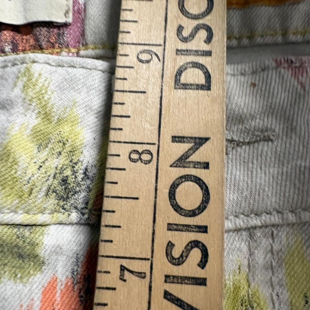 Pilcro and the Letterpress Floral Jeans Womens 29 Anthropologie Straight Leg