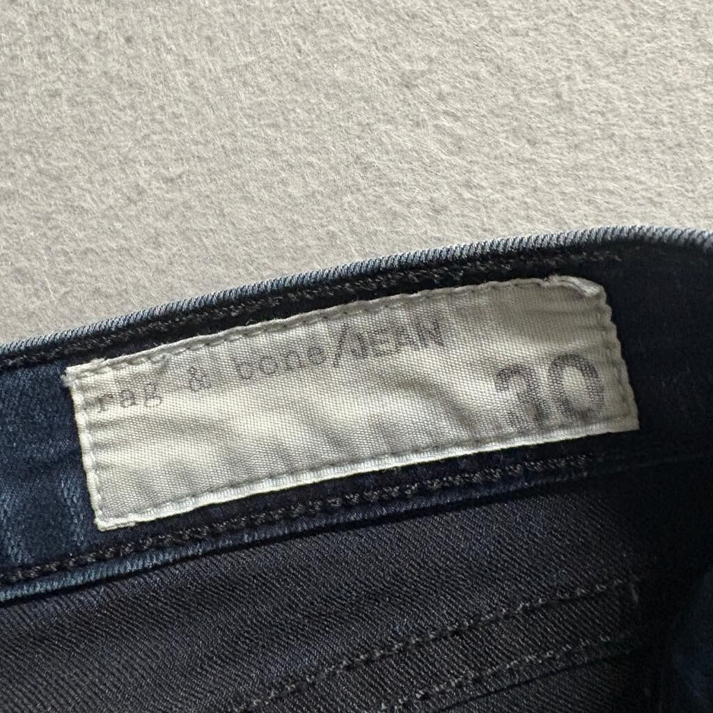Rag & Bone Jean Womens 30 Midnight Blue Legging Skinny Stretch Denim Jeans