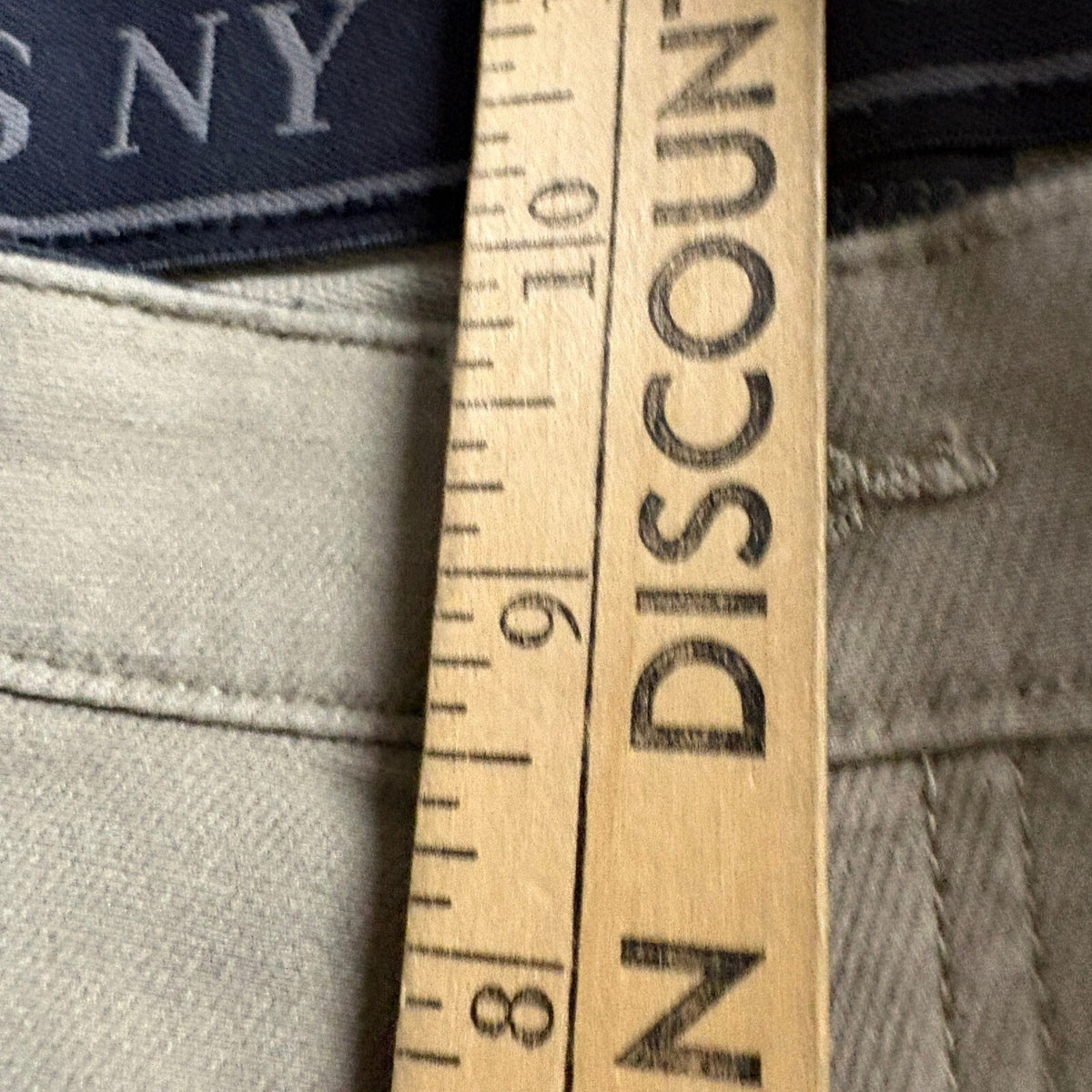 Jachs NY Mens Stretch Jeans 32x32 Beige Tan Cotton Blend Straight Leg Pants