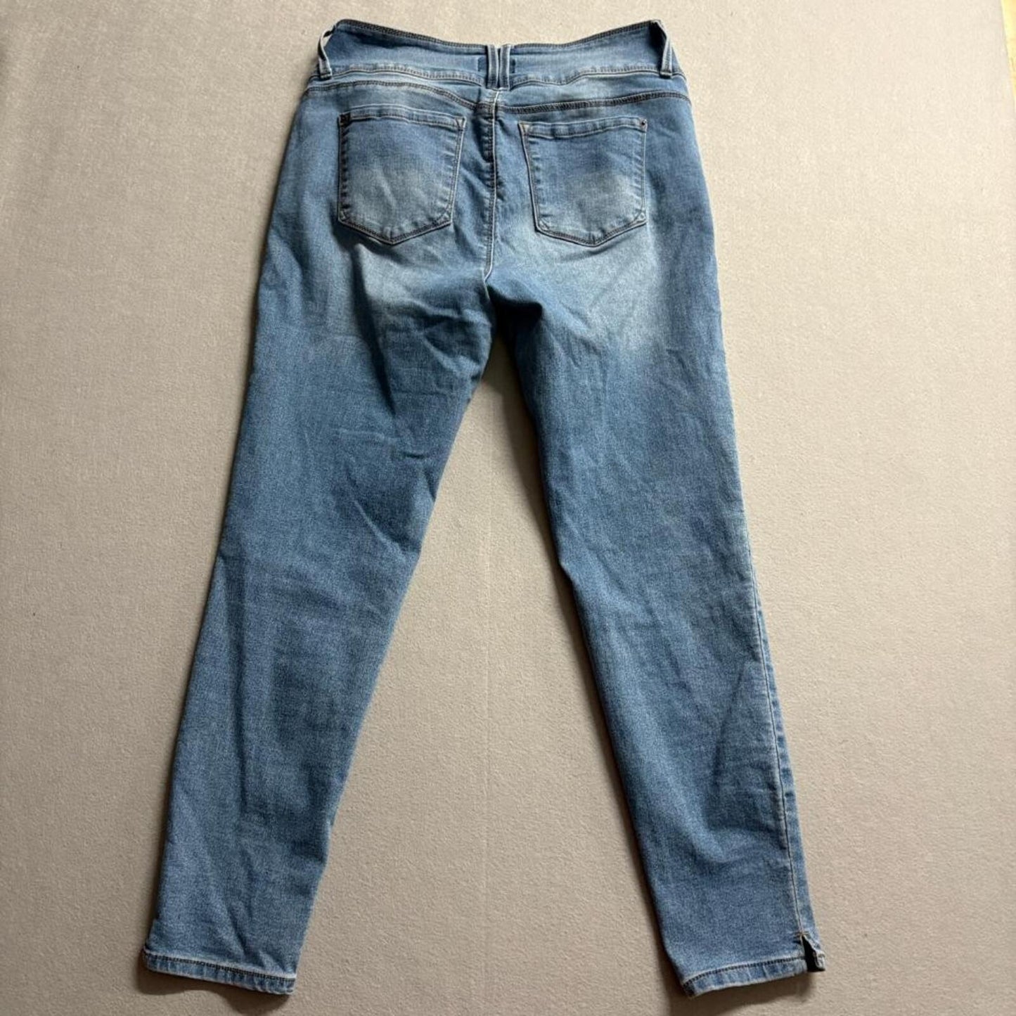 Curve Appeal High Rise Skinny Jeans Womens Size 12/31 Blue Denim Curve Creator