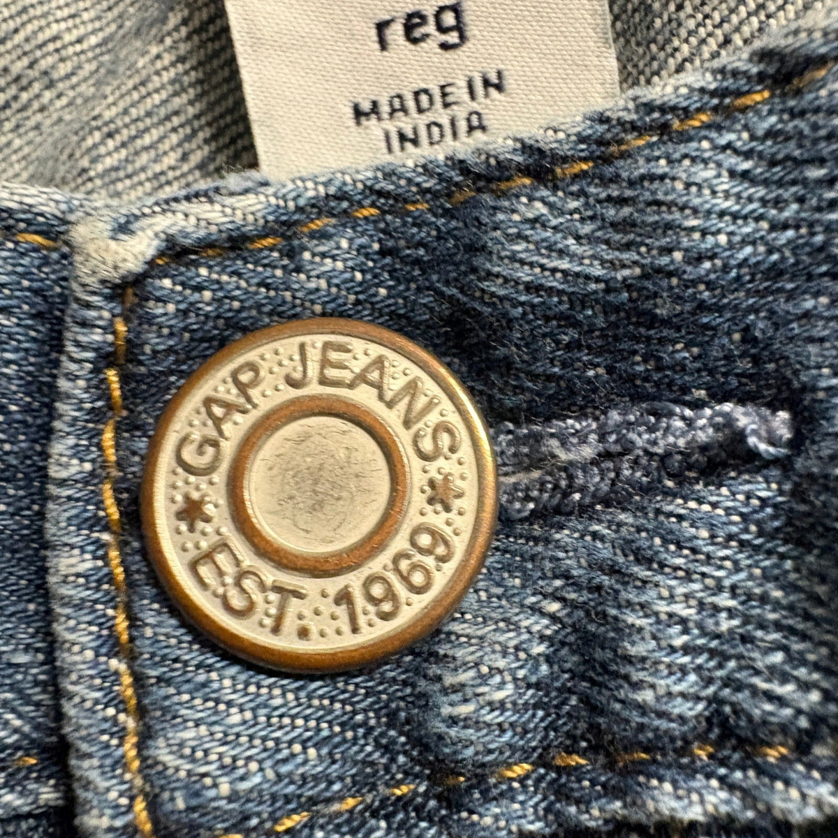 Gap Premium Bootcut Jeans Women Size 12 Regular Blue Denim Stretch Low Mid Rise