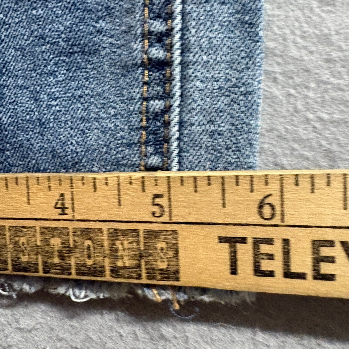 Seven7 Jeans Womens Size 4 Blue Weekend Slim Fit Raw Hem Denim Stretch Pants