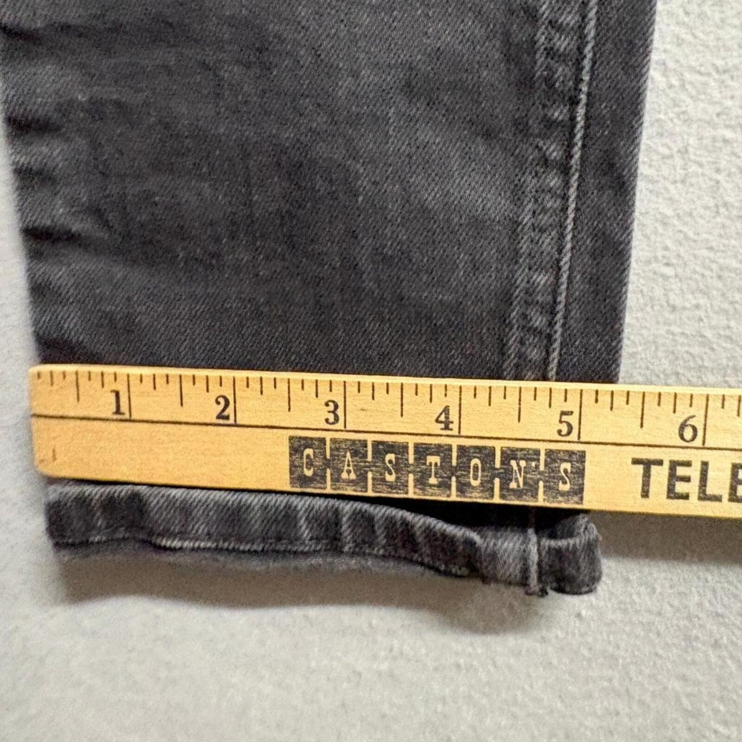 PacSun Stacked Skinny Jeans Mens 31x32 Black Distressed Ripped Moto Denim