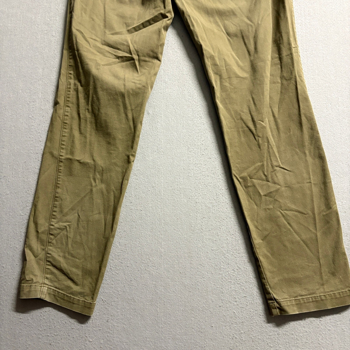 Everlane Chino Pants Mens 32x32 Green Olive Casual Slim Fit Flat Front Cotton