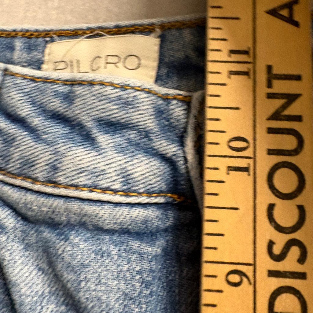 Pilcro and the Letterpress Jeans Womens 30 Blue Denim Straight Leg Anthropologie