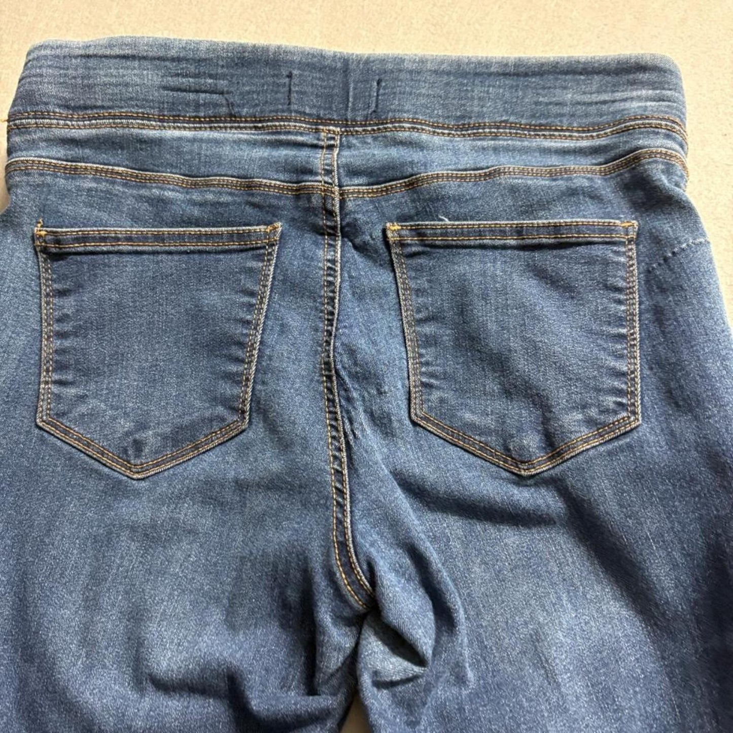 Old Navy Rockstar Mid Rise Pull On Jegging Jeans Womens Size 8 Regular Blue