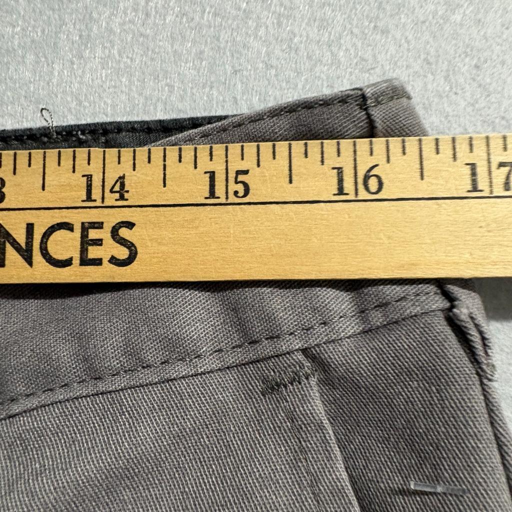 Dickies Flex Mens 34x32 Gray Chino Pants Straight Leg Flat Front Workwear