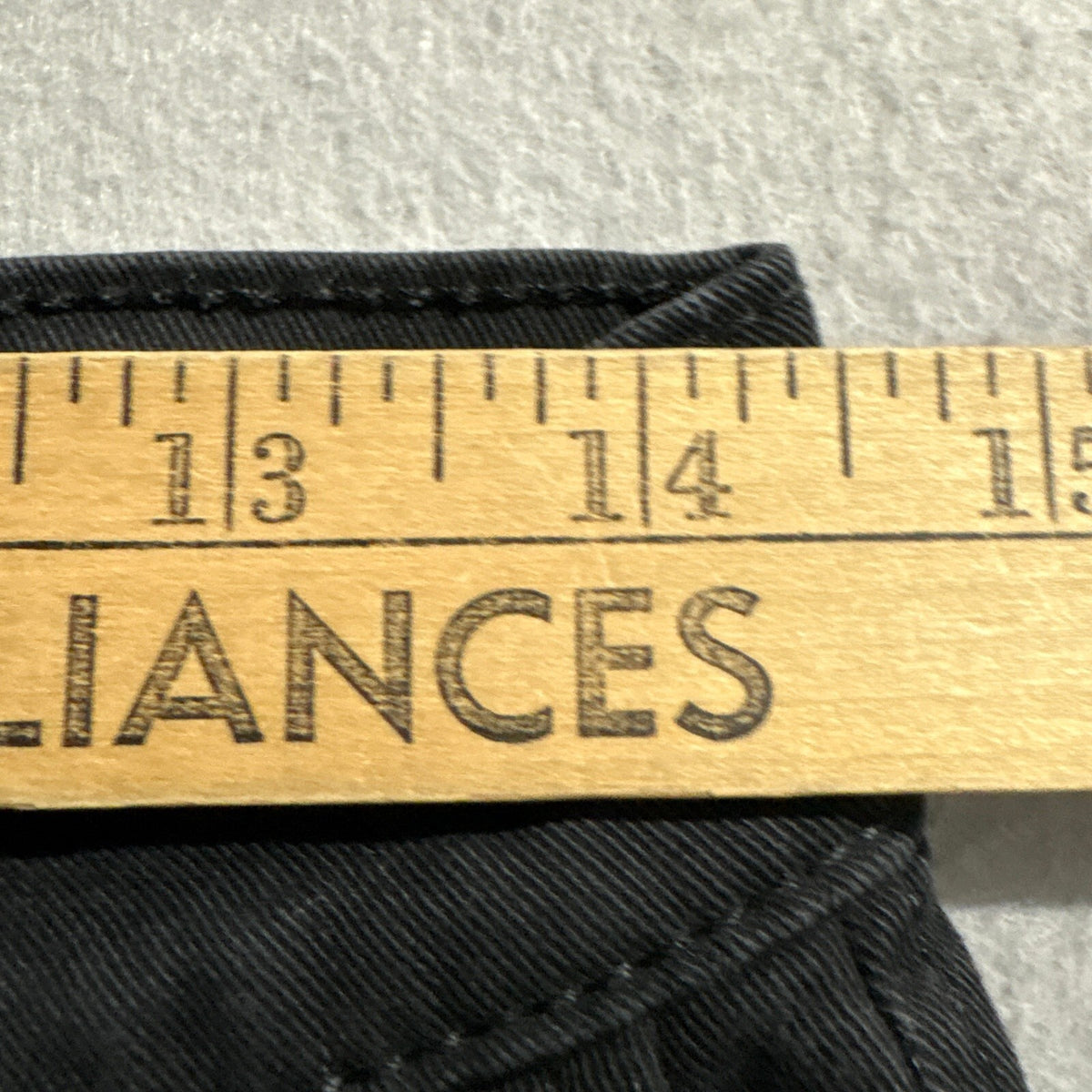 The Kennedy Denim Co Mens Size 30 Slim Straight Black Jeans Made in USA Stretch