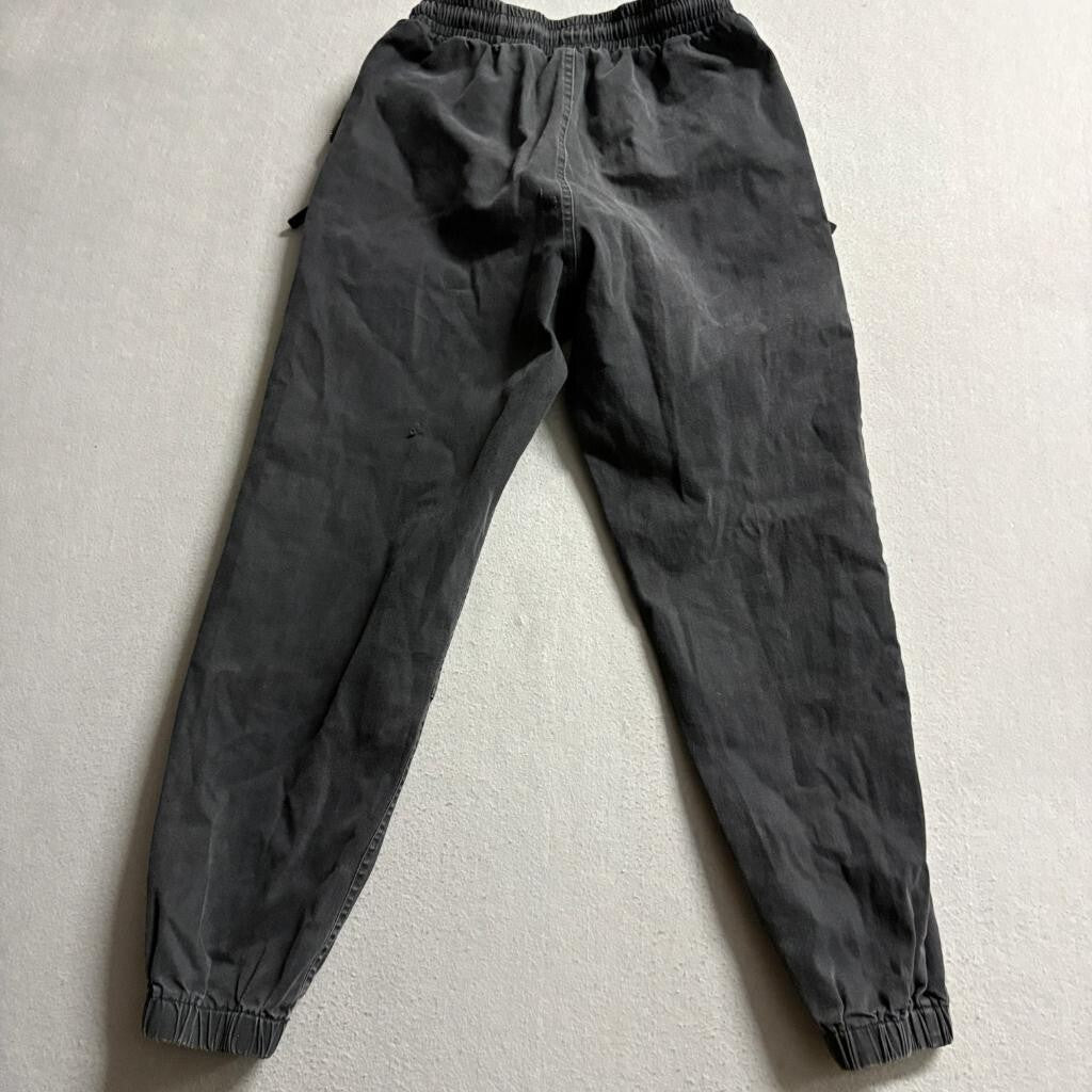 Storror Parkour Jogger Pants Womens Medium Black Elastic Waist Drawstring