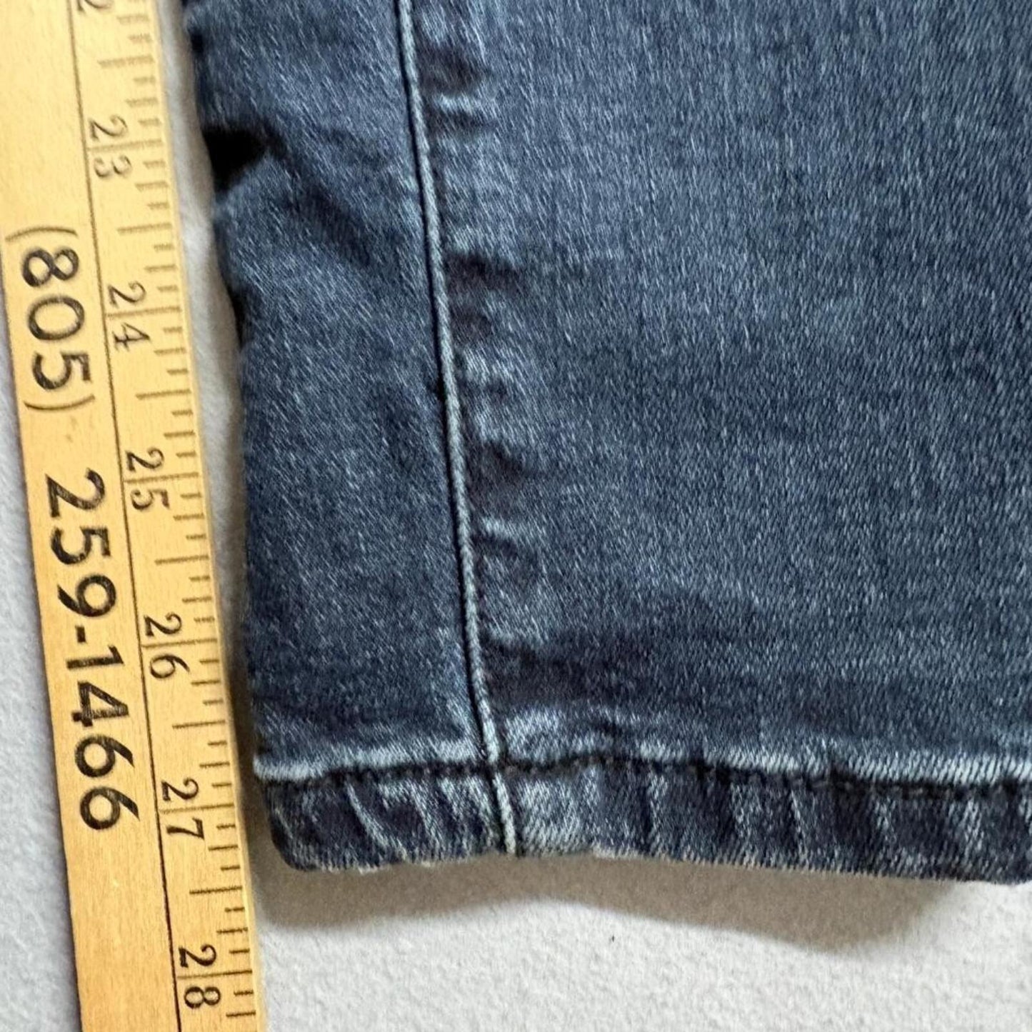 STS Blue Skinny Jeans Womens 27 Dark Wash Blue Denim Moto Zipper Accents Stretch