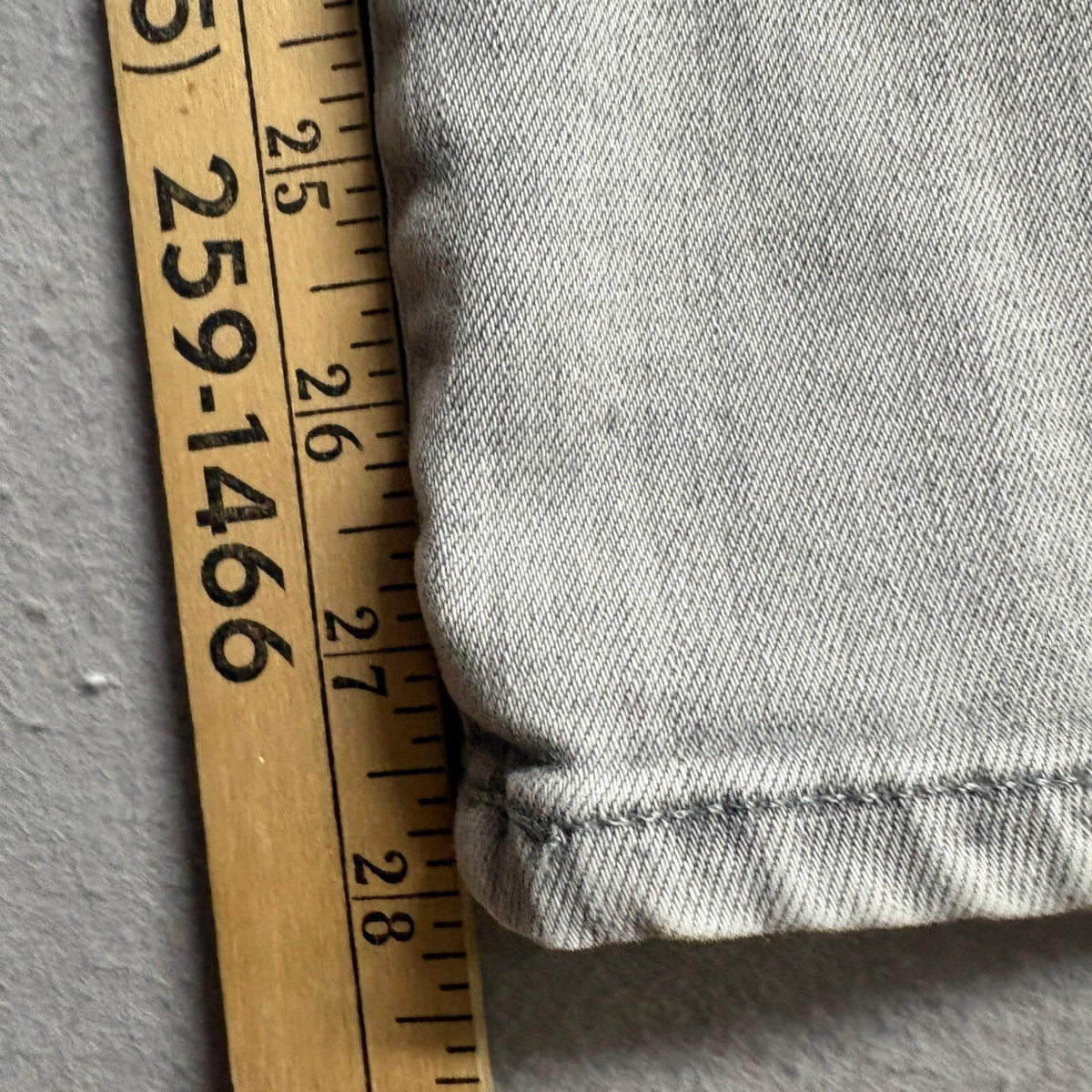 AG Adriano Goldschmied Prima Mid Rise Cigarette Jeans Womens 26R Gray Stretch