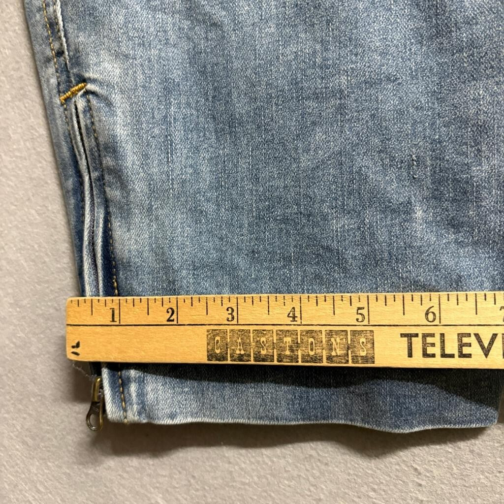 Lane Bryant Boyfriend Jeans Womens 26 Blue Flex Magic Waistband Mid Rise Stretch