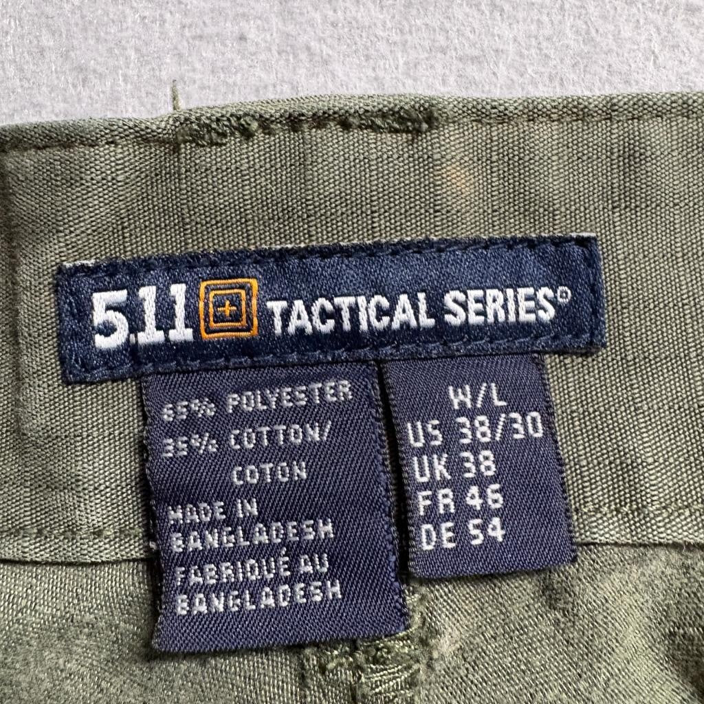 5.11 Tactical Series Cargo Pants Mens 38x30 Green Ripstop Work Utility