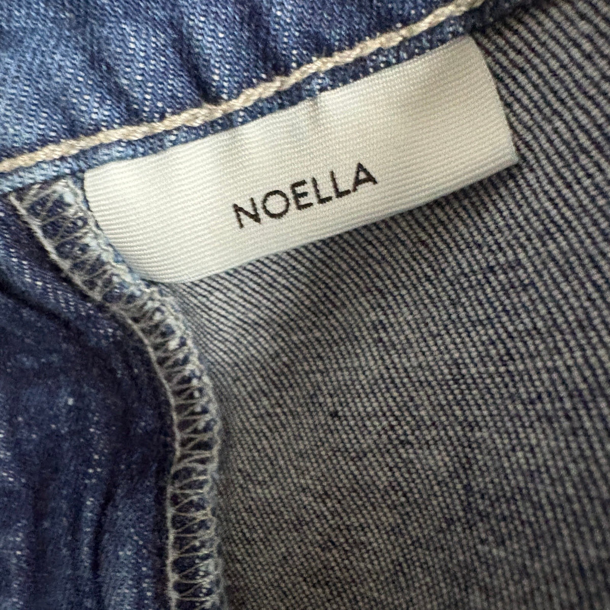 Paige Noella Maternity Jeans Size 26 Elastic Side Panel Straight Leg Denim Blue