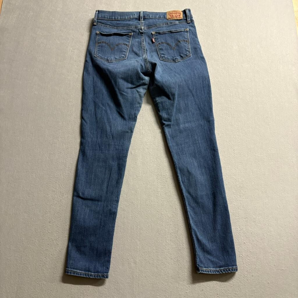 Levi's 311 Shaping Skinny Jeans Womens 27 Medium Wash Blue Denim Stretch