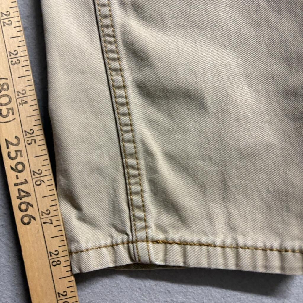 Levis 508 Commuter Pants Mens 29x30 Khaki Beige Slim Tapered Twill Chino