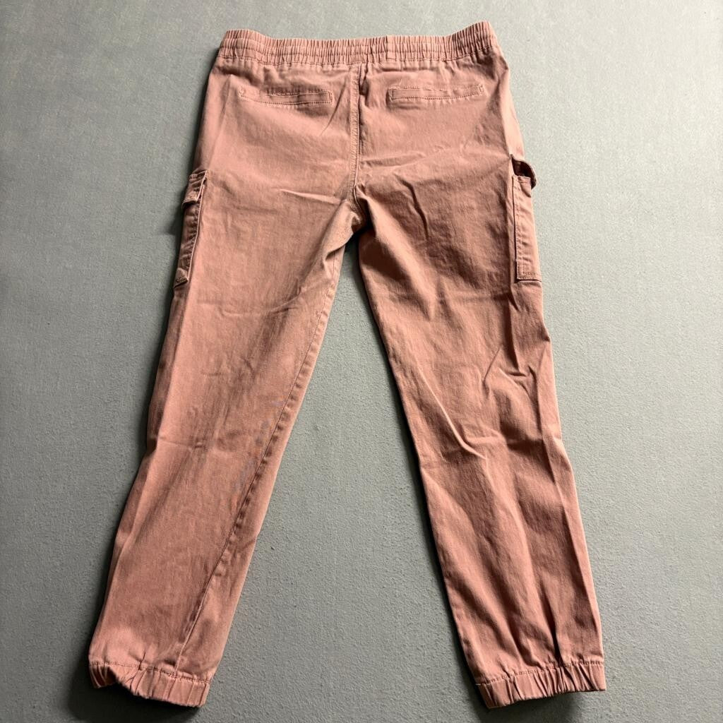 Monkey Ride Jeans Womens Cargo Jogger Pants Size 15/32 Pink Mauve Elastic Waist
