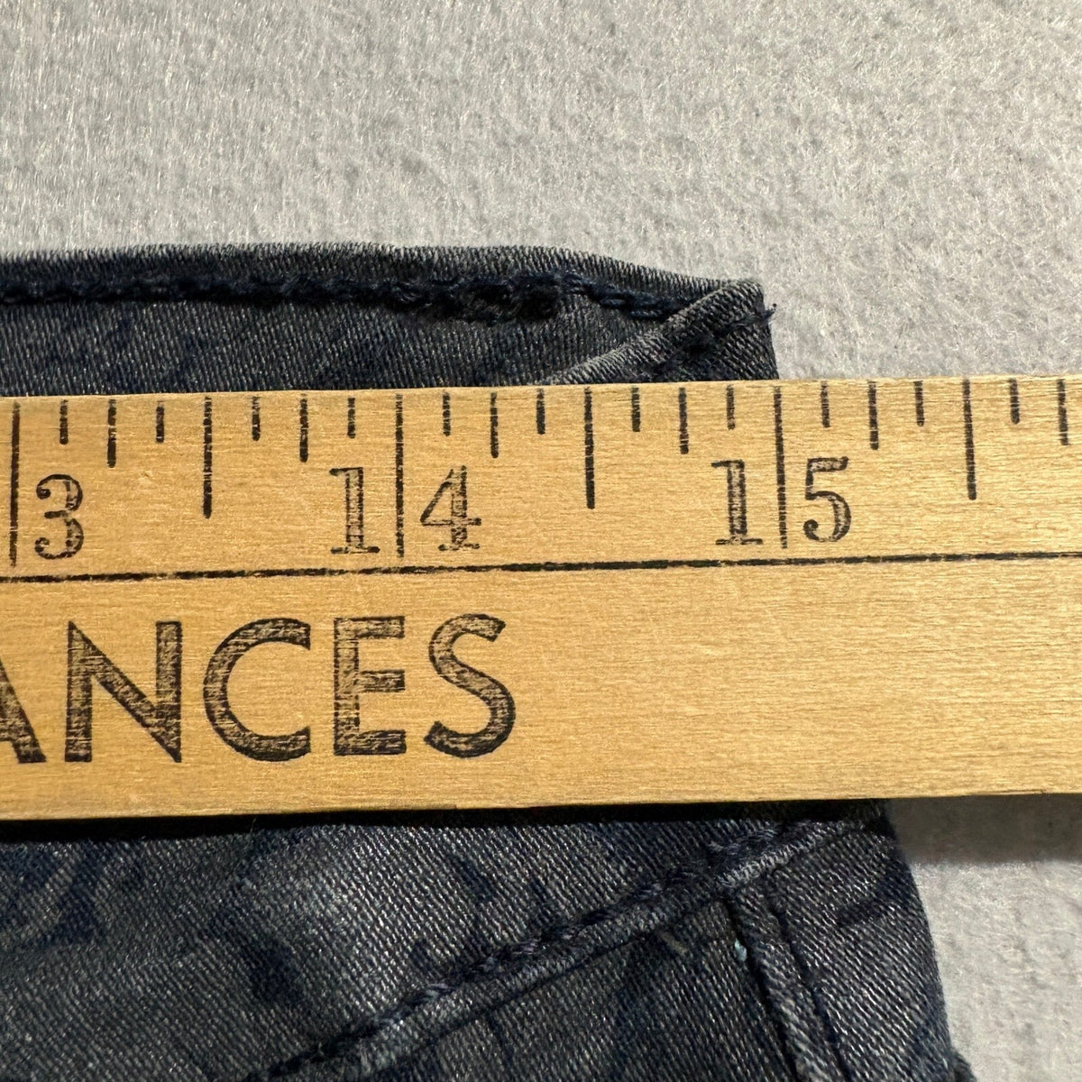 KanCan Jeans Womens Size 7 Skinny Floral Damask Printed Blue Denim Made in USA
