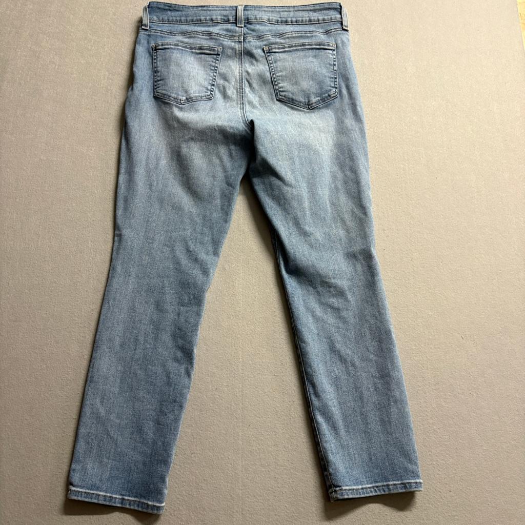 NYDJ Alina Ankle Jeans Womens 10 Blue Denim Lift Tuck Slimming Stretch Pants