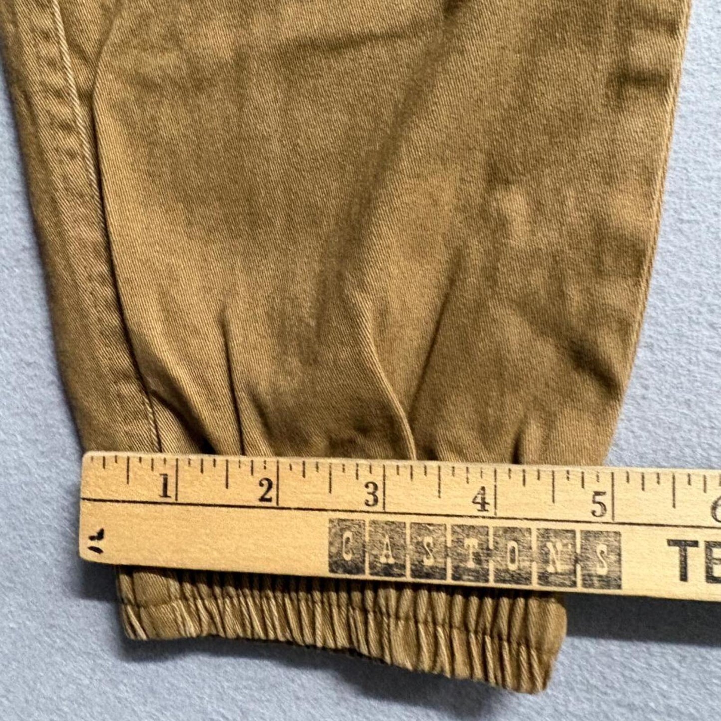 Brooklyn Cloth Jogger Pants Mens Large Brown Cotton Blend Elastic Waist Stretch