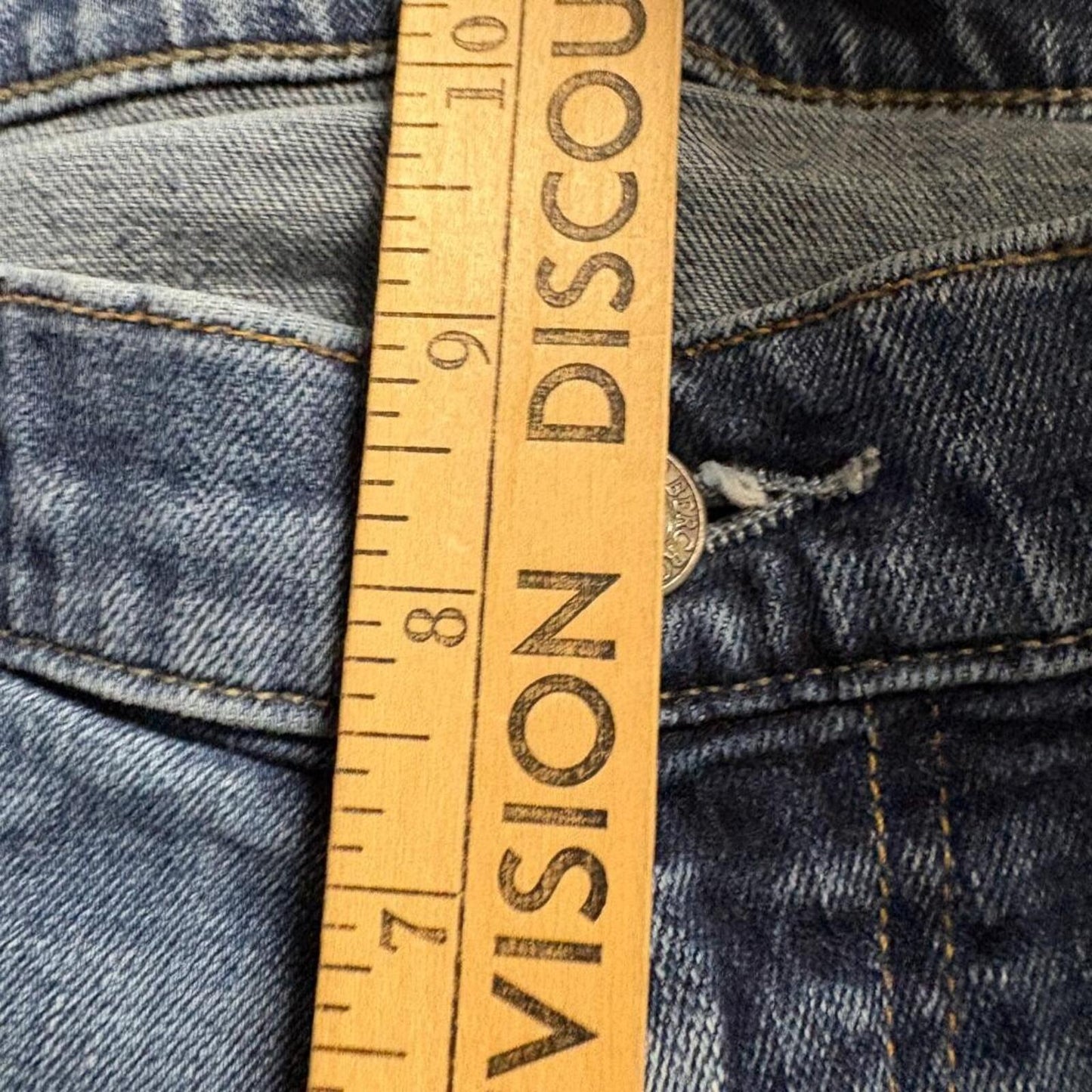 Abercrombie & Fitch Rustin Athletic Slim Jeans Mens 32x34 Blue Stretch Denim