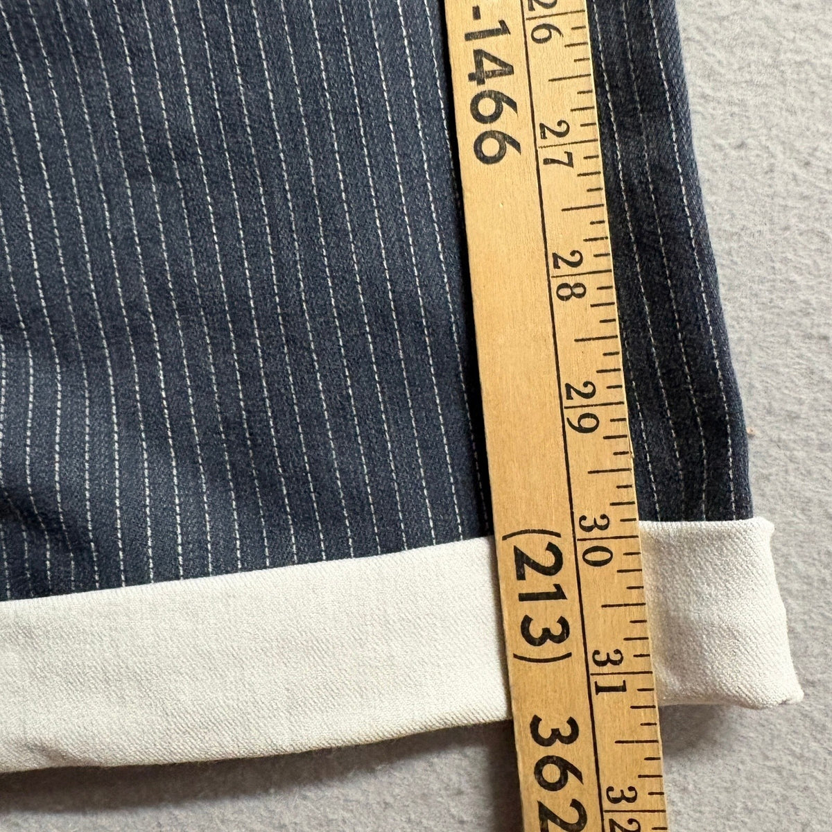 Torrid Denim Jegging Crop Pants Womens Plus Size 20 Pinstripe Blue Stretch New