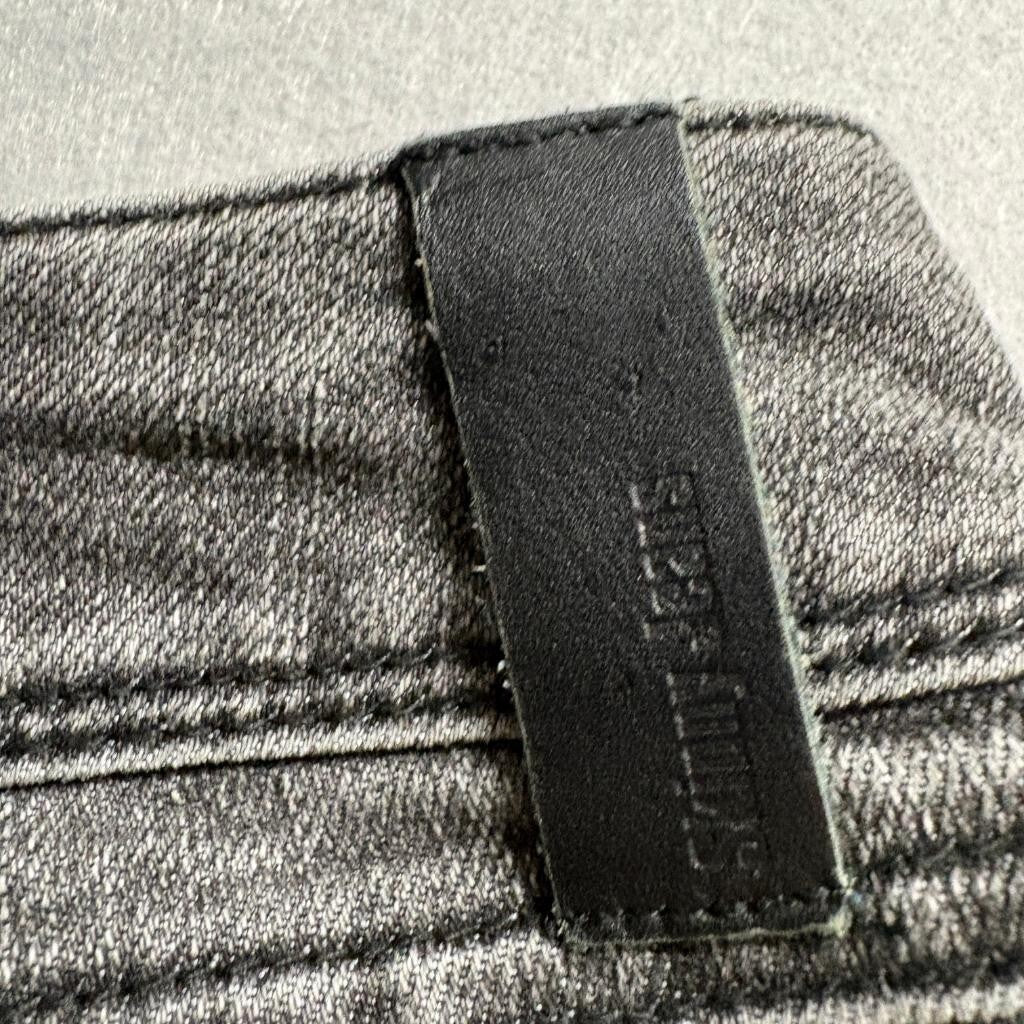 Giordano Blues Skinny Fit Jeans Womens 27 Gray Denim Low Rise Stretch Pants