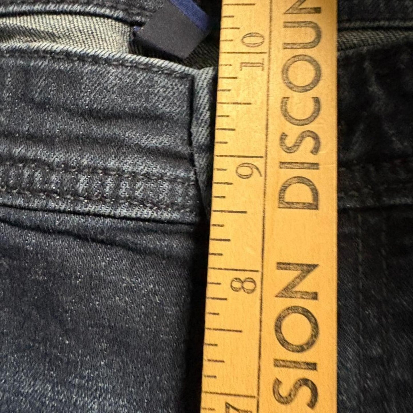 Chaps Slim Straight Jeans Mens 32x30 Dark Wash Denim Blue Pants