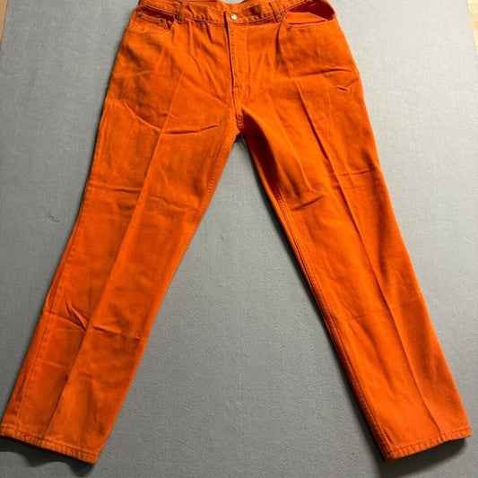 Vintage Pepper Fashion Jeans Womens Size 40 Orange Cotton Denim High Rise