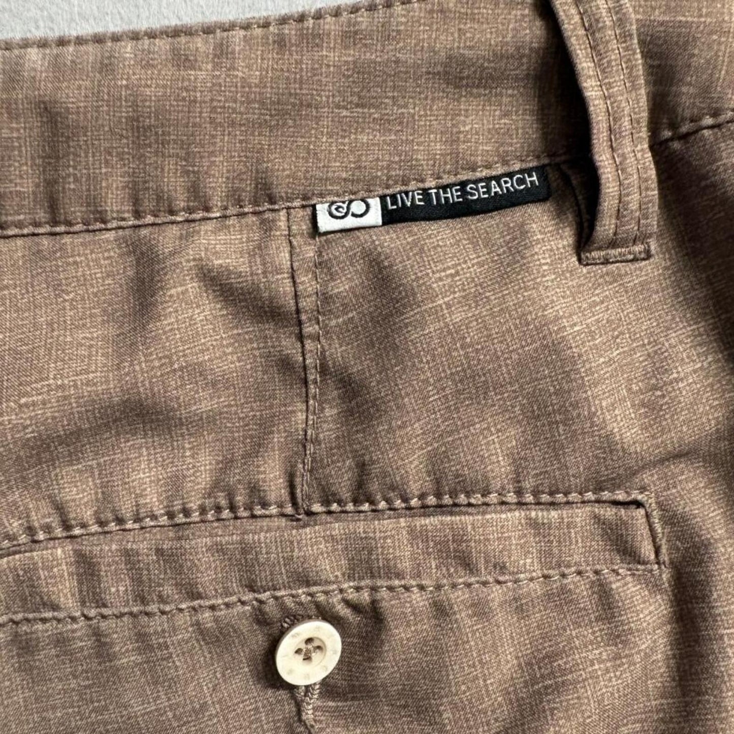 Rip Curl Boardwalk Hybrid Shorts Mens 34 Brown Chino Walkshorts Boardshorts