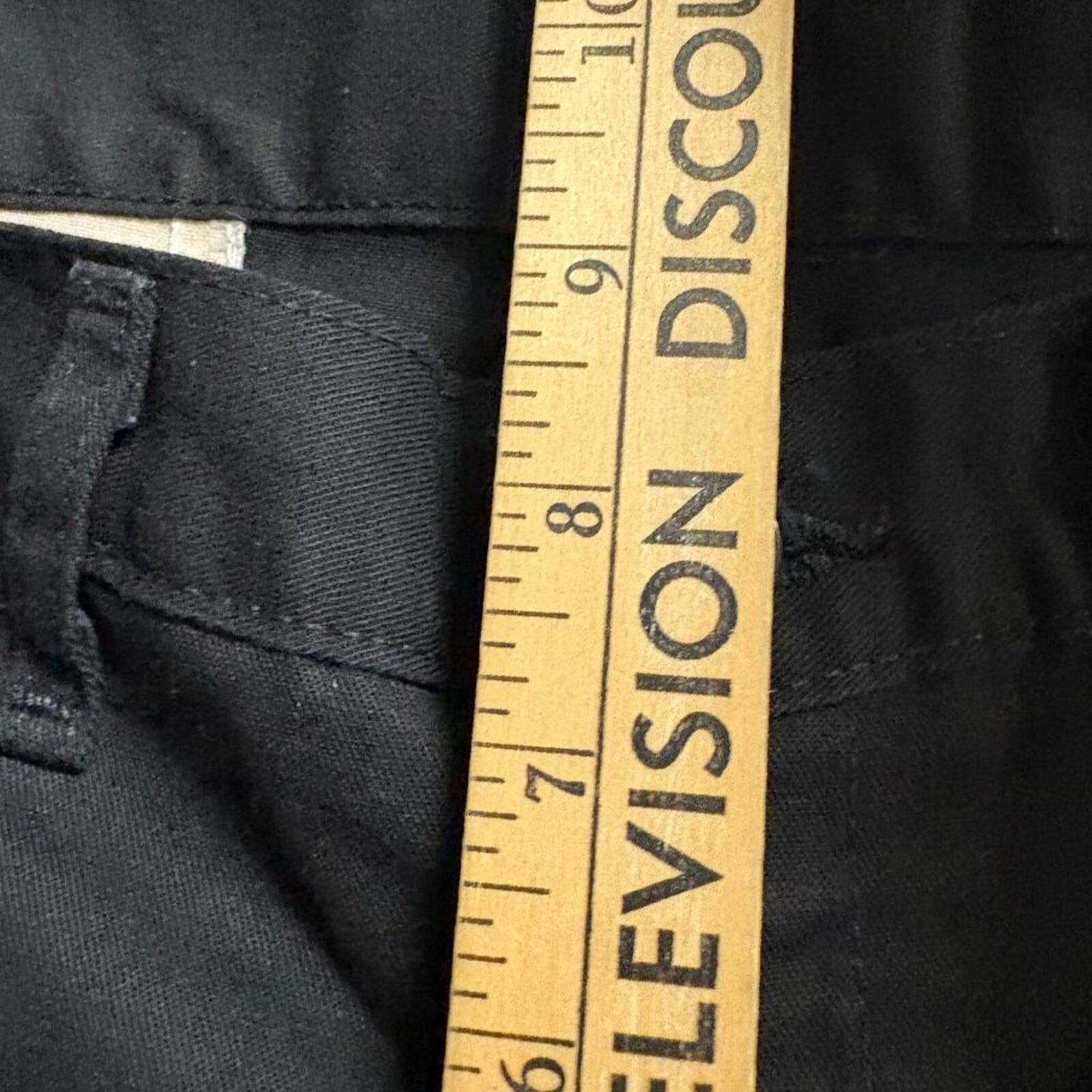 Genuine Dickies Women Black Work Pants Size 30x32 Straight Leg Twill Chino