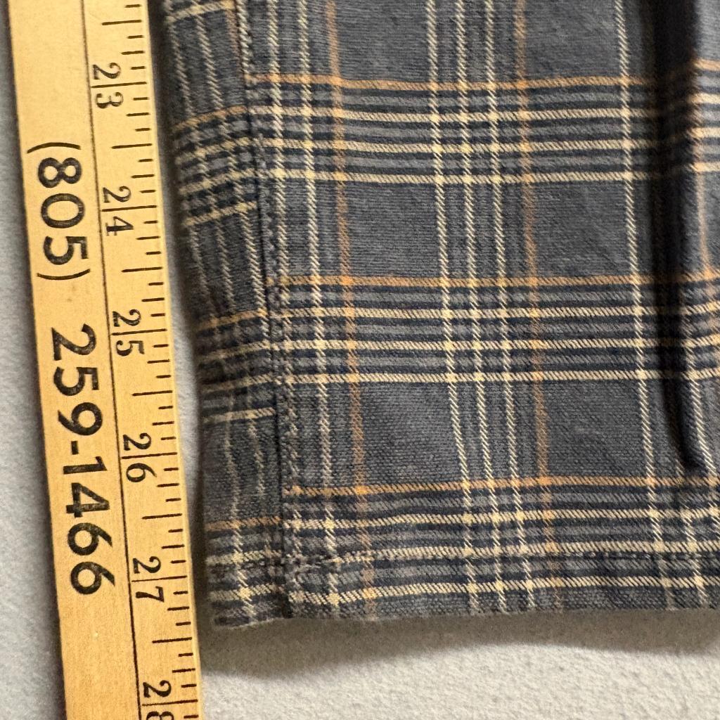 American Eagle Super Hi-Rise Jegging Womens 14 Gray Plaid Stretch Pants