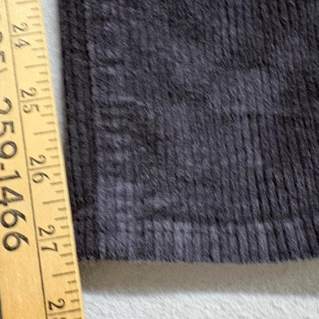 Levis 724 High Rise Straight Corduroy Pants Womens 24 Black Stretch Cord Jeans