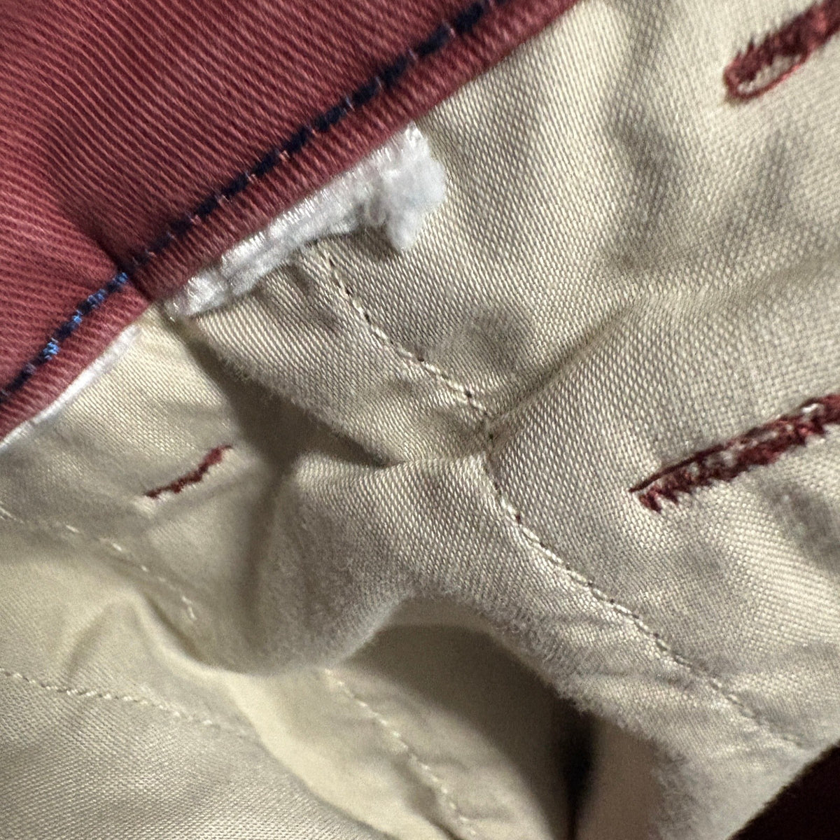 Levis XX Chino Relaxed Taper Pants Mens 32x29 Red Burgundy Cotton Stretch